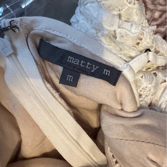 NWT Matty White Lace Dress - Picture 5 of 6